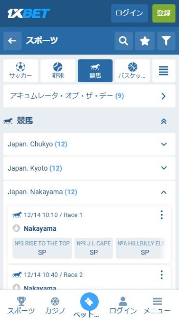 スポーツブックメーカー 競馬