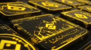 未来的な暗号資産マーケットのダッシュボード