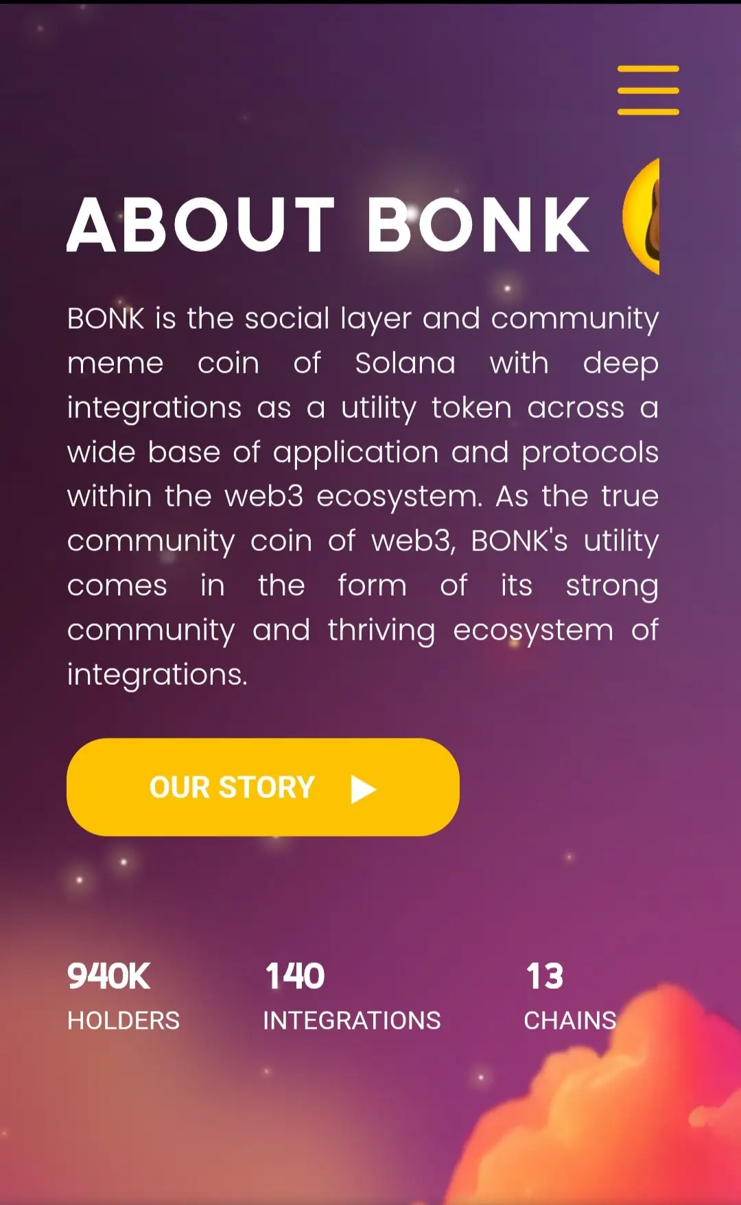Bonk（BONK）公式サイト