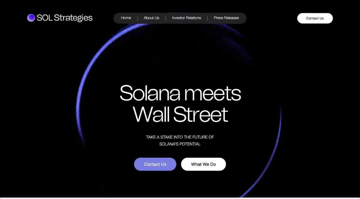 ル・ストラテジーズ（Sol Strategies Inc. / CSE：HODL）