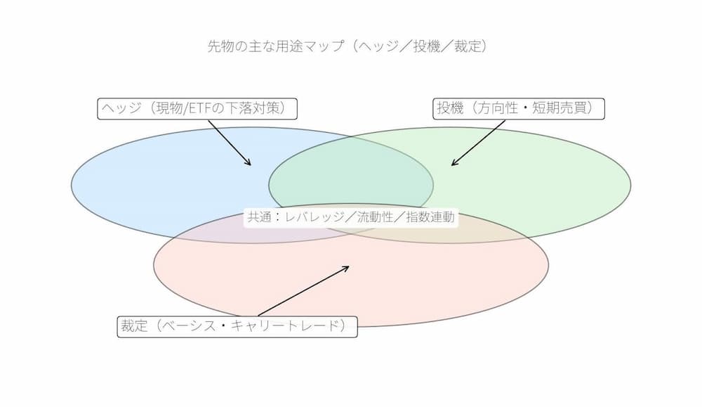 ビットコイン先物のヘッジ・投機・裁定の3すくみ